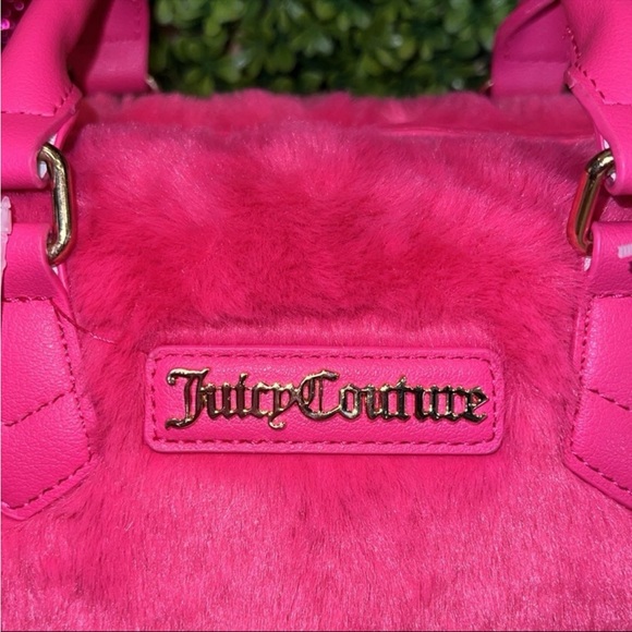NWT JUICY COUTURE pink fluffy bag - Picture 5 of 10